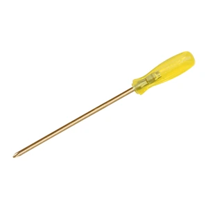 Urrea-UH9686 / UH9686 Destornillador de bronce-aluminio antichispa con mango ámbar, punta phillips de #3 Urrea