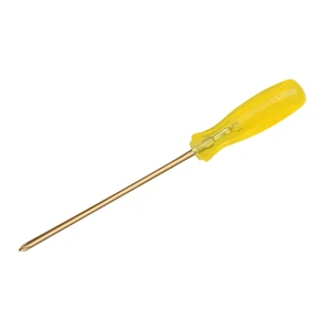 Urrea-UH9687 / UH9687 Destornillador de bronce-aluminio antichispa con mango ámbar, punta phillips de #2 Urrea