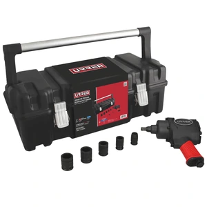 Urrea-UP731AKM / UP731AKM Juego de pistola de impacto neumática cuadro de 1/2" y accesorios métricos,7 piezas Urrea