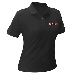 Playera tipo polo para dama color negro talla Urrea