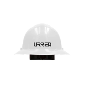 Urrea-USH04W / USH04W Casco de seguridad con ajuste de matraca ala completa de 4 puntos, color blanco Urrea