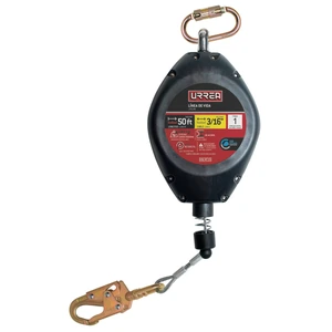 Línea de vida auto retráctil d e cable 50 ft