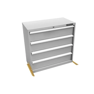 Urrea-X35F4 / X35F4 Gabinete modular fijo con 4 gavetas serie X 35" Urrea