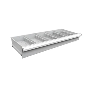 Gaveta para gabinete modular de entrepaños serie X 4" Urrea