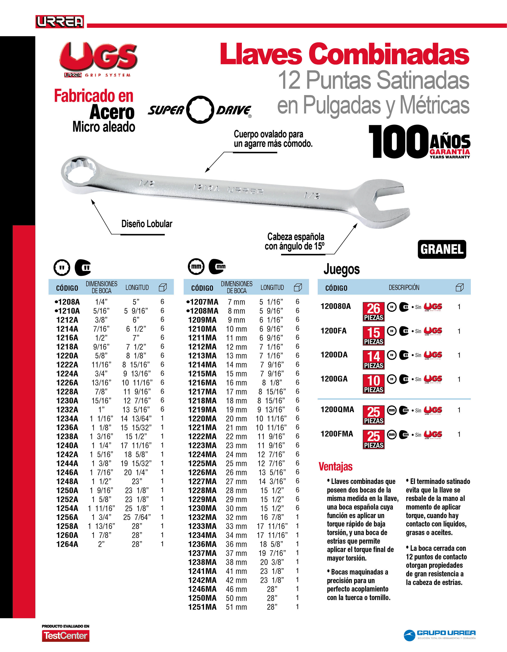 U3532 LLAVE DE SERVICIO SATINADA EN PULGADAS, 1" URREA