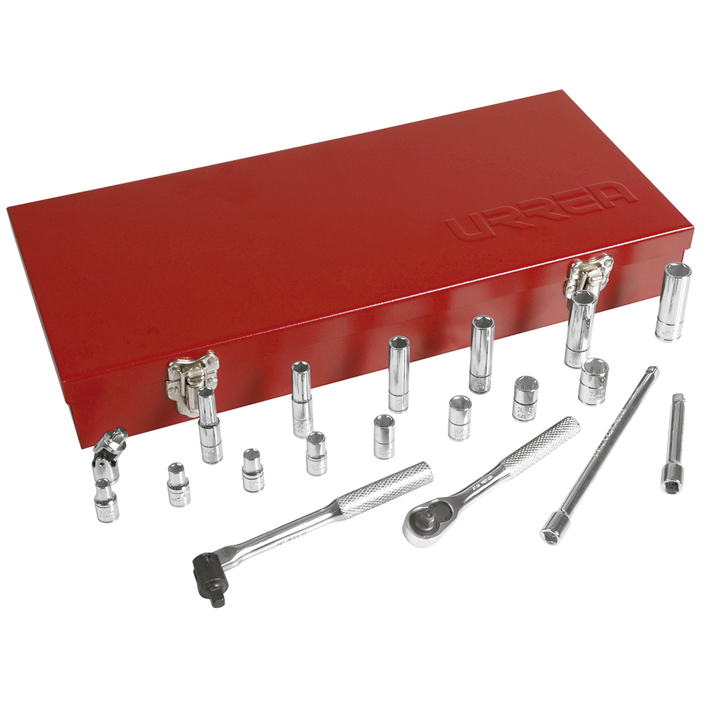URREA 4700JM 11-Piece 1/4" Drive MM Flex Socket Set – Compact And Handy 4 thumbnail image