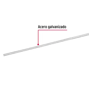 Varilla roscada de 1 m x 3/16