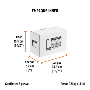 Vaso aluminio de repuesto para PIPI-200/210, TRUPER