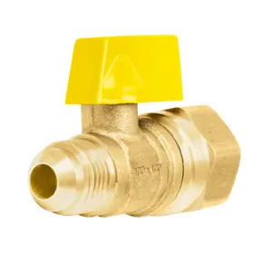 49115 / VG-554 Válvula de control de latón para gas, 3/8