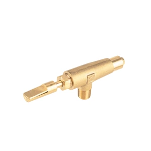45443 / VGH-557 Válvula horizontal de latón 1/8' gas LP, alta presión, FOSET