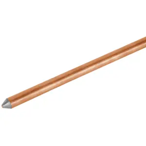 46124 / VT-15 Varilla de 1.5 m, acero revestido de cobre, de 1/2