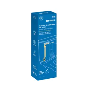 49340 / VW-513 Válvula de llenado de latón para tanque bajo, Foset