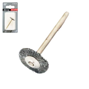 CEPILLO CIRCULAR DE CERDAS DE ACERO AL CARBON 3/4"