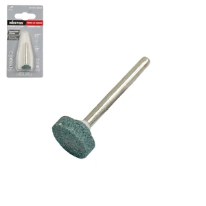 PIEDRA DE ESMERIL DE CARBURO DE SILICIO (AZUL / VERDE) 1/2"
