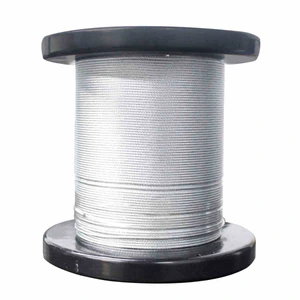 WESTON-B-004 / B-004 CABLE DE ACERO C/FORRO PLASTICO 7X7 3/32"-1/8" ROLLO 500MTS