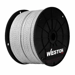 WESTON-B-023 / B-023 CABLE DE ACERO C/FORRO PLASTICO 7X19 3/16"-1/4" ROLLO 100MTS