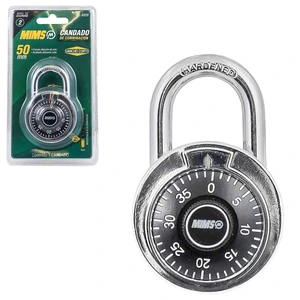 WESTON-BL-0320 / BL-0320 CANDADO DE COMBINACION DE ALEACION DE ZINC 50MM (CAJA C/6 PZAS - PRECIO X PIEZA)