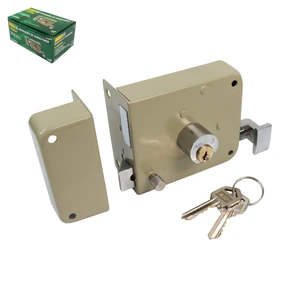 WESTON-BL-0600 / BL-0600 CERRADURA DE SOBREPONER IZQUIERDA, CLASICA, 2 LLAVES TRADICIONALES (CAJA COLOR)