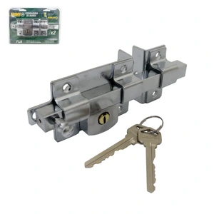 WESTON-BL-0625 / BL-0625 CERRADURA DE BARRA FIJA DERECHA, 2 LLAVES TRADICIONALES (BLISTER)