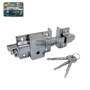 WESTON-BL-0665 / BL-0665 CERRADURA DE BARRA FIJA DERECHA, 3 LLAVES CRUZ (BLISTER)