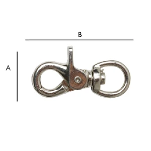 BANDOLA GATILLO NIQUELADO 1/2"  (Precio X Pieza - Empaque C/ 1pz)