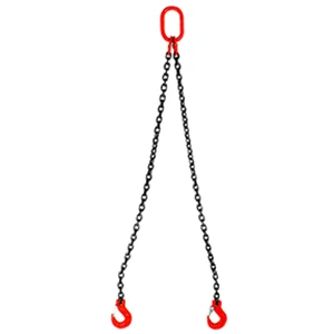 WESTON-C-02050 / C-02050 ESLINGA DE CADENA 1/2" G80 6M DOBLE GANCHO DE QUIJADA C/SEGURO