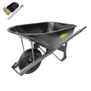 WESTON-CA-1022 / CA-1022 CARRETILLA LLANTA DE PU ANTIPONCHADURA 6 ft3 BASTIDOR TUBULAR CUADRADO