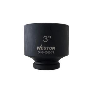 WESTON-DI-040506-74 / DI-040506-74 DADO DE IMPACTO CORTO CUADRO 1" 6 PUNTAS 3"