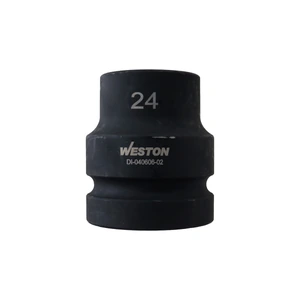 WESTON-DI-040606-02 / DI-040606-02 DADO DE IMPACTO CORTO CUADRO 1" 6 PUNTAS 24 MM