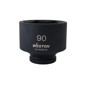 WESTON-DI-040606-56 / DI-040606-56 DADO DE IMPACTO CORTO CUADRO 1" 6 PUNTAS 90 MM