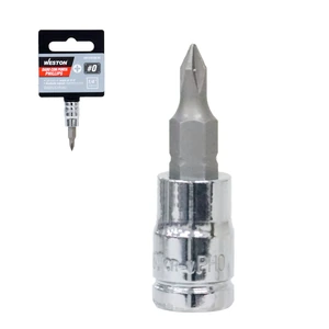 DADO CUADRO 1/4" CON PUNTA PHILLIPS No.