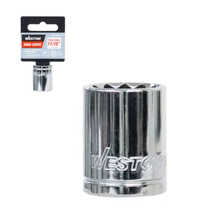 DADO CORTO CUADRO 3/8" 12 PUNTAS