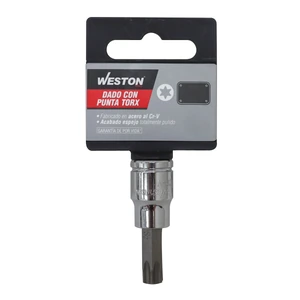 DADO CUADRO 3/8" CON PUNTA TORX, T30