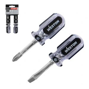 WESTON-DS-0315 / DS-0315 JGO D/2 DESARMADORES T/TROMPO MANGO PVC ASME-B107.600 (CAJA C/6 JUEGOS - PRECIO X JUEGO