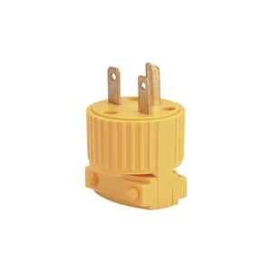WESTON-EL-0045 / EL-0045 CLAVIJA PLÁSTICA ATERRIZADA CARA DE CHINO CON ABRAZADERA 15A 127V 8830360
