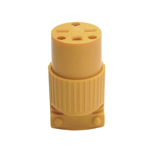 WESTON-EL-0095 / EL-0095 CONTACTO PLASTICO ATERRIZADO CARA DE CHINO CON ABRAZADERA 15A 127V 8810360