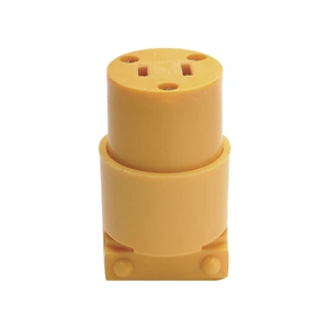 WESTON-EL-0105 / EL-0105 CONTACTO PLASTICO POLATIZADO CON ABRAZADERA 15A 127V 8810320