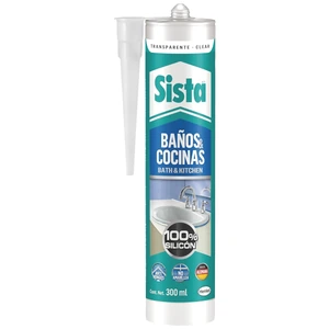 WESTON-HK-1770926 / HK-1770926 SILICÓN PARA BAÑOS Y COCINAS COLOR BLANCO SISTA DC B&K 300 ML