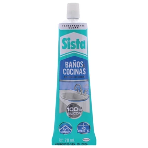 WESTON-HK-2939581 / HK-2939581 SILICÓN PARA BAÑOS Y COCINAS TRANSPARENTE SISTA B&C 70 ML
