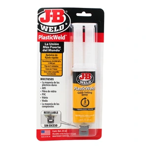 WESTON-JBW-50139SPA / JBW-50139SPA ADHESIVO EPÓXICO 25 ML JERINGA PARA PLÁSTICO NEGRO 15 MIN JB WELD
