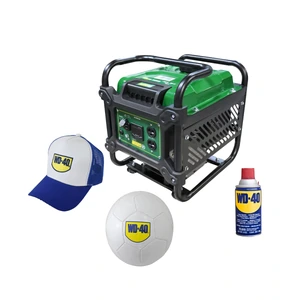 WESTON-KITGENEMIMSFUT / KITGENEMIMSFUT GENERADOR ELEC. A GASOLINA 1000W MIMS + WD-40 BALON PROMOCIONAL + WD-40 AEROSOL 8OZ + GORRA WD-40
