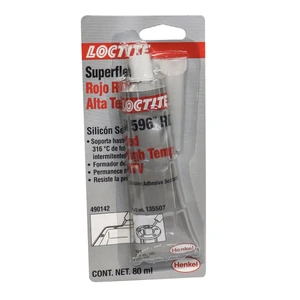 WESTON-LT-490142 / LT-490142 LOCTITE SUPERFLEX SILICON ROJO ALTA TEMPERATURA SELLADOR ADHESIVO 80 ml
