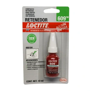 WESTON-LT-490184 / LT-490184 LOCTITE 609 COMPUESTO RETENEDOR PROPOSITO GENERAL 10 ml