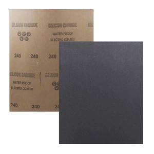 WESTON-LW-1045 / LW-1045 HOJA DE LIJA DE AGUA CARBURO SILICIO 9" x 11" G280 (Precio x pieza - Empaque c/100 pzas)