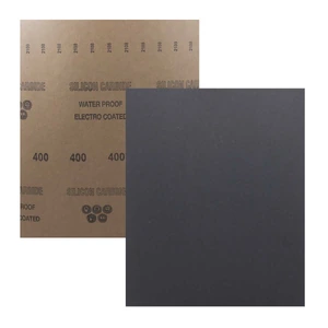 WESTON-LW-1075 / LW-1075 HOJA DE LIJA DE AGUA CARBURO SILICIO 9" x 11" G800 (Precio x pieza - Empaque c/100 pzas)