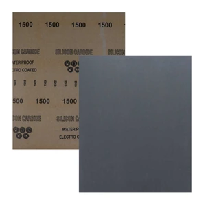 WESTON-LW-1090 / LW-1090 HOJA DE LIJA DE AGUA CARBURO SILICIO 9" x 11" G1500 (Precio x pieza - Empaque c/100 pzas)