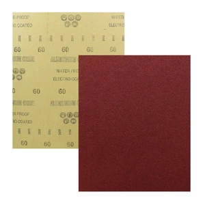WESTON-LW-1120 / LW-1120 HOJA DE LIJA OXAL ESMERIL 9" x 11" G60 (Precio x pieza - Empaque c/50 pzas)