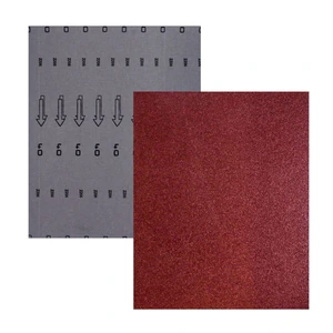 WESTON-LW-1200 / LW-1200 HOJA DE LIJA RESPALDO DE TELA OXIDO DE ALUMINIO 9" X 11" G040(Precio x pieza - Empaque c/25 pzas)