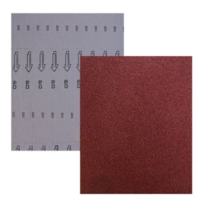 WESTON-LW-1210 / LW-1210 HOJA DE LIJA RESPALDO DE TELA OXIDO DE ALUMINIO 9" X 11" G060(Precio x pieza - Empaque c/25 pzas)