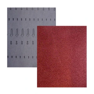 WESTON-LW-1215 / LW-1215 HOJA DE LIJA RESPALDO DE TELA OXIDO DE ALUMINIO 9" X 11" G080(Precio x pieza - Empaque c/25 pzas)